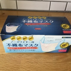 使い捨てマスク 不織布 ノーズワイヤー付 50枚入り