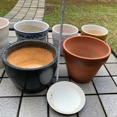 【6点まとめ】陶器製植木鉢