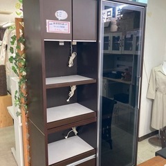 【セール開催中】松田家具　スライド食器棚　USED 120cm幅