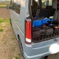 中古da64w every バルカンLED両サイド・シーケンシャルウインカーファイバーLEDテールランプ左右セット
