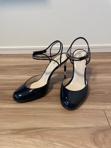 箱あり•美品　Giorgio Armani　ハイヒール　トリコロールカラー　サイズ39