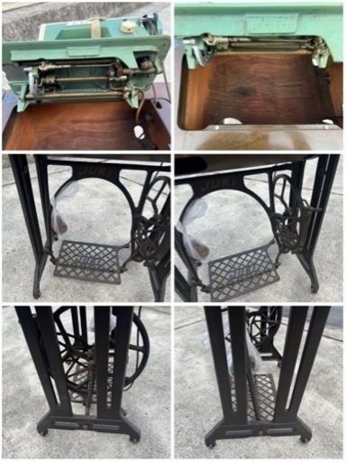 GO-28】JUKI ジューキ 足踏みミシン 職業用 アンティーク 昭和レトロ