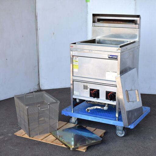 ≪yt1343ジ≫ マルゼン うどん釜 ① MGU-066G LPガス用 2019年製造 幅60cm ゆで麺機/茹で麺機 動作未確認/現状品 60504-12