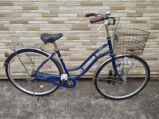 中古自転車 変速無し 27インチ ブロックダイナモ 軽整備済み 防犯登録対応 町田市 相模原市 MM277