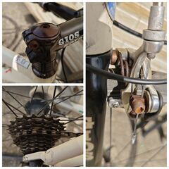 中古自転車 9段変速 465MM クロスバイク軽整備済み 防犯登録対応 町田市 相模原市 MM281