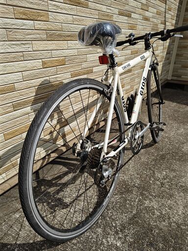 中古自転車 9段変速 465MM クロスバイク軽整備済み 防犯登録対応 町田  