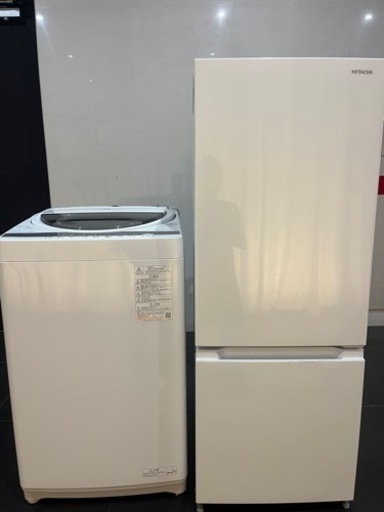 福岡市配送設置無料　154L冷蔵庫、洗濯機セット　高年式
