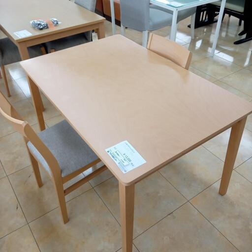 ★ジモティ割あり★ NITORI 2人掛けダイニングセット ナチュラルブラウン H70.5×D78×W120 クリーニング済み OJ4422