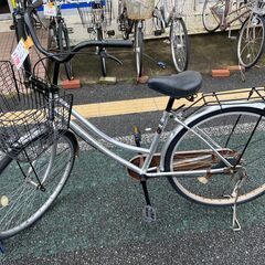 リサイクルショップどりーむ天保山店　No1196　自転車　シルバ...
