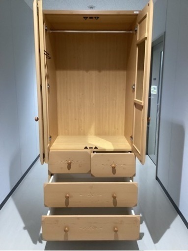 洋服タンス【町田市再生家具】　240540 洋服タンス【町田市再生家具】 240540