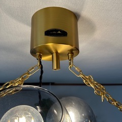 HERMOSA BIARRITZ 8 ペンダントランプ ゴールド/グレイ