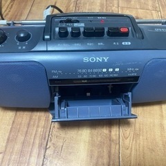 SONY ラジカセ オーディオ機器 カセット ラジオ レトロ C...