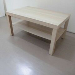 JM18645 IKEA テーブル<幅：約90cm 奥行：約55...