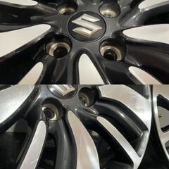 SUZUKI スズキ スイフト 純正ホイール 16インチ 4本 6J4HPCD100+45 ブラポリ 軽内カスタム活用　(MHB213) クレジットカード QRコード決済可能