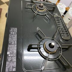 リサイクルショップどりーむ荒田店 No.12309　ガスコンロ　グリル未使用　美品♪　ブラック　LPガス　リンナイ　2023年式