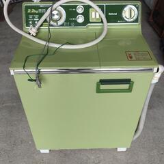 【ジャンク】National　2槽式洗濯機　自動うず潮　NA-512　2.2kg　昭和レトロ　下取り