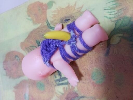 後ろ姿がピカ一ヤベェキューピー　全長8.5cm