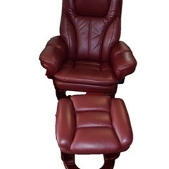 家具  パーソナルチェアー(オットマン付)