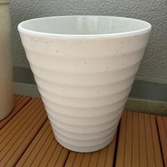 鉢 プランター ホワイト 陶器