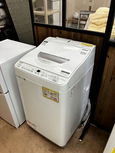 ✨2023年高年式✨SHARP✨6.5kg洗濯乾燥機✨3.5kg乾燥✨ES-TX6G✨シャープ✨穴無し槽✨使用少ない美品✨安心の6ヶ月保証✨No.2685● ※現金、クレジット、スマホ決済対応※