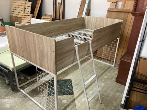 SALE】ミドルベッド ロフトベッド システムベッド 中古 リサイクルショップ宮崎屋住吉店24.5.27k - 机