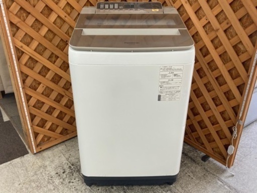 【愛品館江戸川店】保証充実　パナソニック　2019年製　9.0kg全自動洗濯機　NA-FA90H6