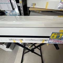 東芝／エアコン2.2k】【2022年製】【6畳用】【クリーニング済】【6 