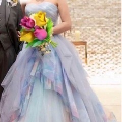 高級ウェディングドレス　　カラードレス定価29万円