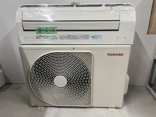オ-012 東芝2017年2.5kw8畳適用42000円@標準工事込み大阪市内価格