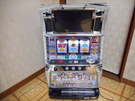 パチスロ実機 アイドルマスター ライブインスロット コイン機 家庭用100V 台キー 設定キー