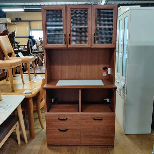 【愛品倶楽部柏店】ユーアイ 3枚扉キッチンボード コチーナ
