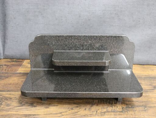 ≪H063-イ97ジ≫ 【在庫品】メモリーステージ 御影石 香炉 重さ約7.2㎏ 供物台/お供え台 仏教/仏具 線香皿付き