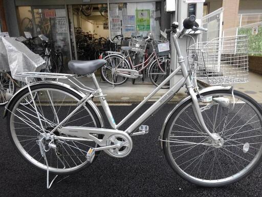 中古自転車3071 27インチ 6段ギヤ LEDオートライト キッキーと音