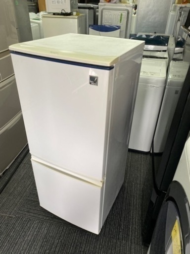 北九州市内配送無料 保証付き 冷蔵庫/137L/SHARP/シャープ/SJ-14E9-KB  