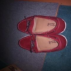 赤色靴　25cm 1回だけ履きました。