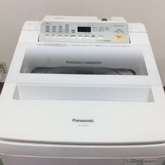 10/5受渡済)YJT8845【Panasonic/パナソニック 8.0㎏洗濯機】2017年製