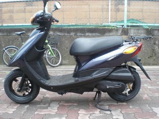 ヤマハ 50cc 原付 SA39J JOG DX ネイビー タイヤ前後/バッテリー/ベルト/プラグなど新品交換済み