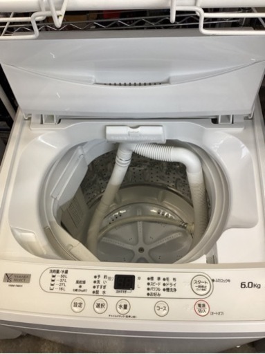 万代店 極美品YAMADA SELECT YWM-T60H1 ヤマダセレクト 6kg 洗濯機 全  