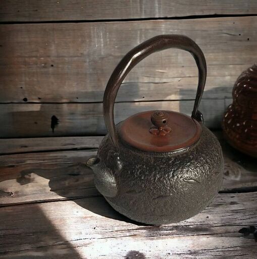 茶道具　鉄瓶　龍敏堂造　アンティーク　急須　金属工芸　煎茶