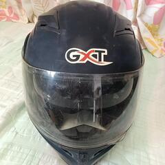 中古 GTX システムヘルメット L程度 全体日焼け シールドキズあり