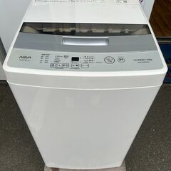 【分解洗浄済】洗濯機 アクア AQW-S50HBK 5kg 20...