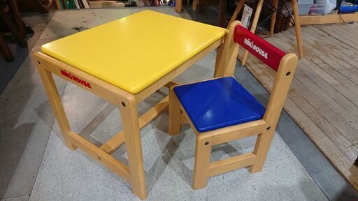 MIKIHOUSE｜ミキハウス｜キッズデスク＆チェアセット｜ノベルティ