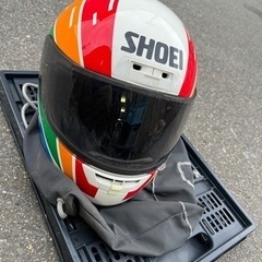 【ネット決済・配送可】 SHOEI  オートバイのヘルメット Mサイズ