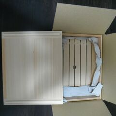 【新品】ヤマコー ネタ箱 小 目皿 木蓋付 用美　日本製　天然木