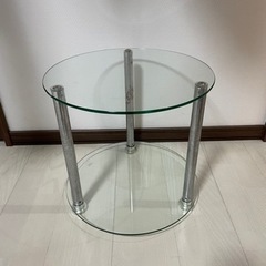 家具 ガラステーブル  テーブル コーナー、サイドテーブル