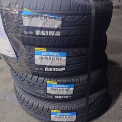 ☆ダンロップ　EC202L　155/65R14☆4本タイヤ交換全込み☆