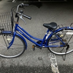 【予定者決定】自転車 26インチ 青 ママチャリ