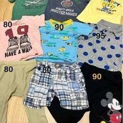 80 90 95 男の子 まとめ売り 子ども服 Tシャツ ズボン...