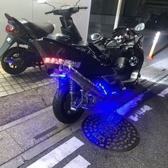 【ネット決済・配送可】マジェスティ スピーカー LED カスタム...