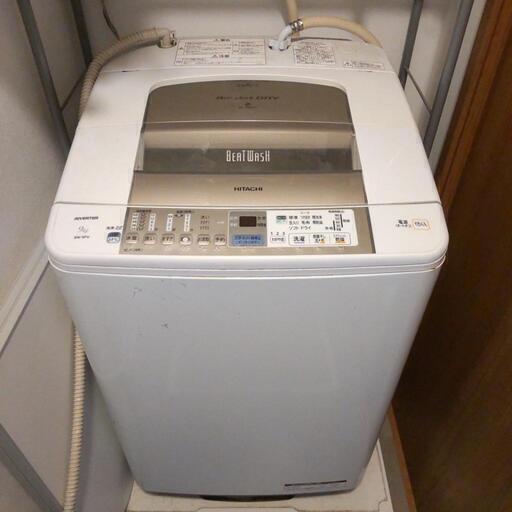 日立　ビートウォッシュ　BW-9PV 家電 生活家電 洗濯機 2